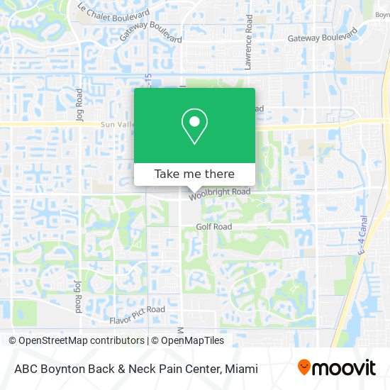 ABC Boynton Back & Neck Pain Center map