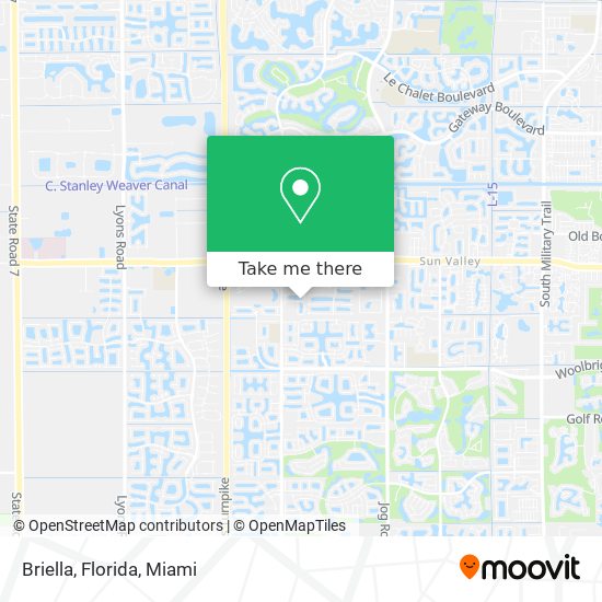 Briella, Florida map