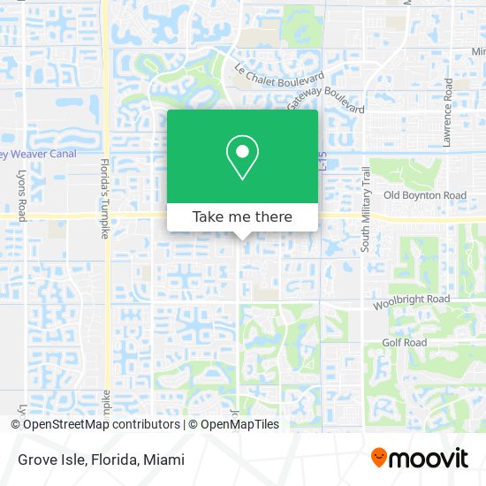 Grove Isle, Florida map