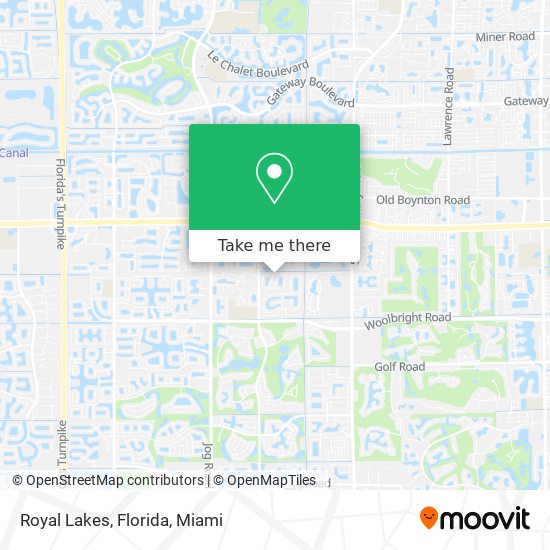 Mapa de Royal Lakes, Florida