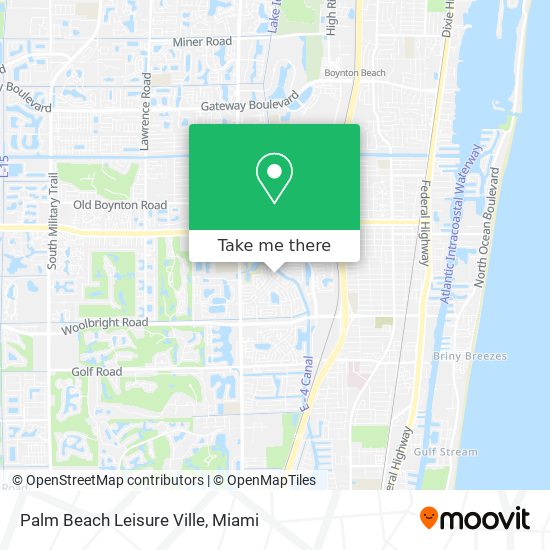 Mapa de Palm Beach Leisure Ville