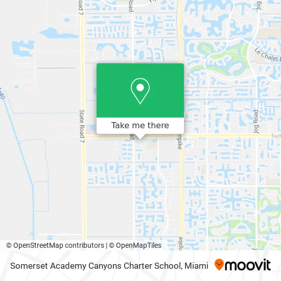 Somerset Academy Canyons Charter School map