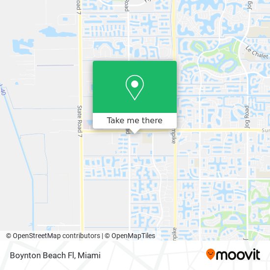 Mapa de Boynton Beach Fl