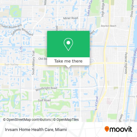 Mapa de Irvsam Home Health Care