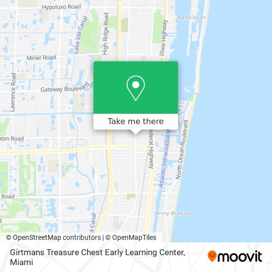 Mapa de Girtmans Treasure Chest Early Learning Center