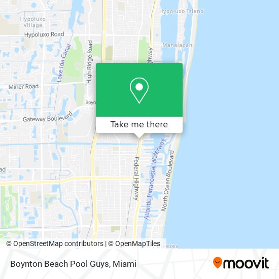 Boynton Beach Pool Guys map