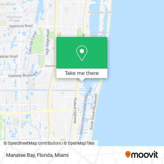 Manatee Bay, Florida map