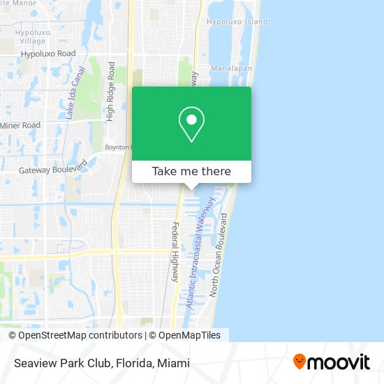 Seaview Park Club, Florida map
