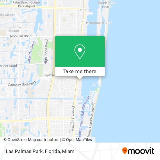Las Palmas Park, Florida map
