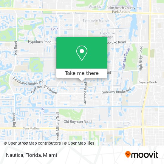 Mapa de Nautica, Florida
