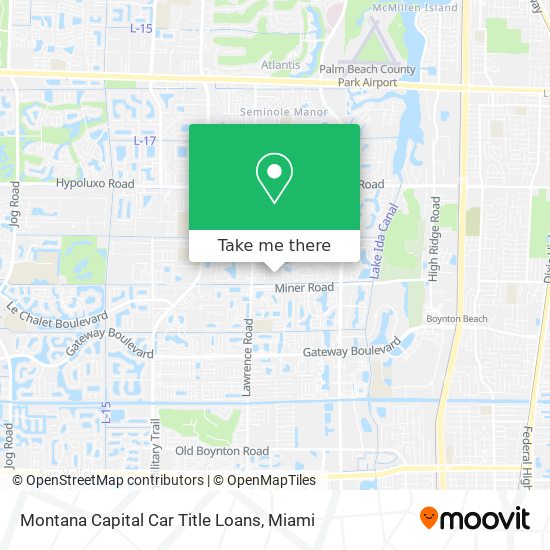 Montana Capital Car Title Loans map