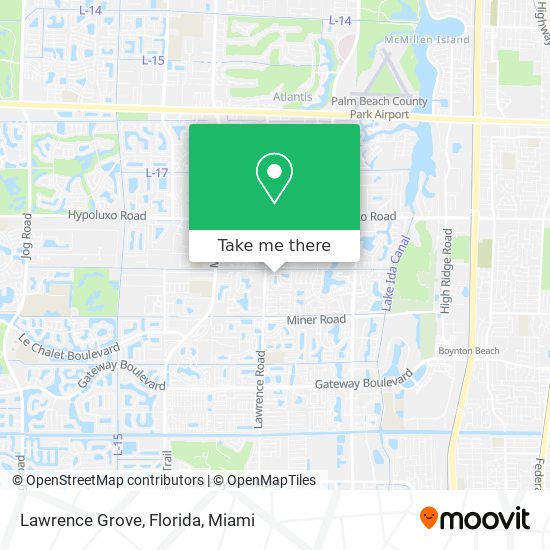 Mapa de Lawrence Grove, Florida