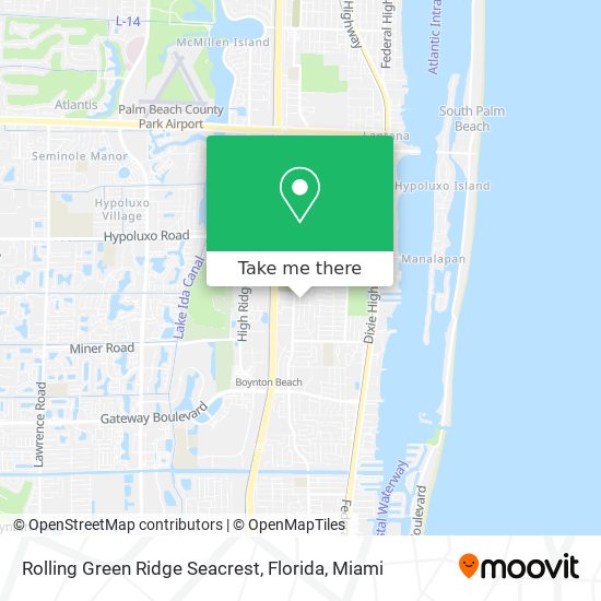 Mapa de Rolling Green Ridge Seacrest, Florida