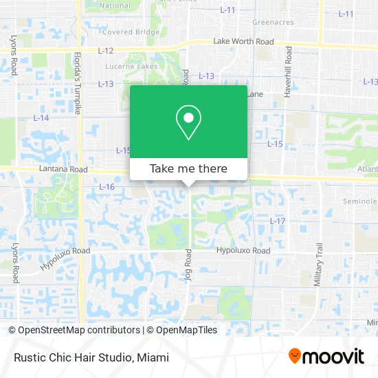 Rustic Chic Hair Studio map