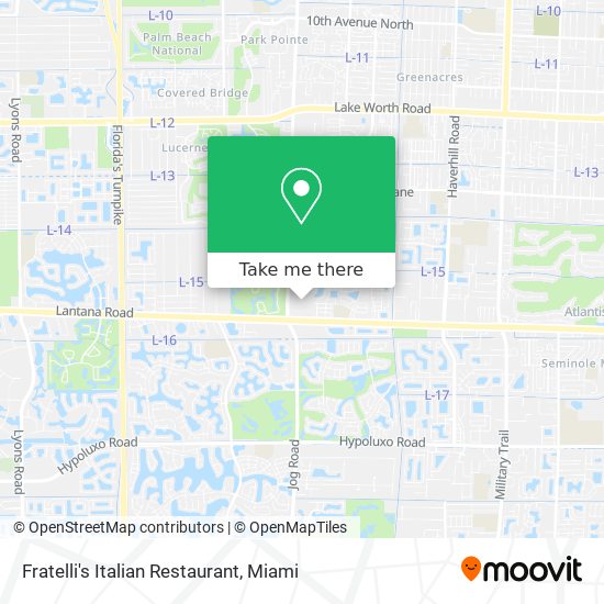 Fratelli's Italian Restaurant map