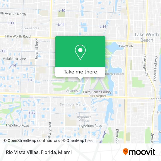 Rio Vista Villas, Florida map