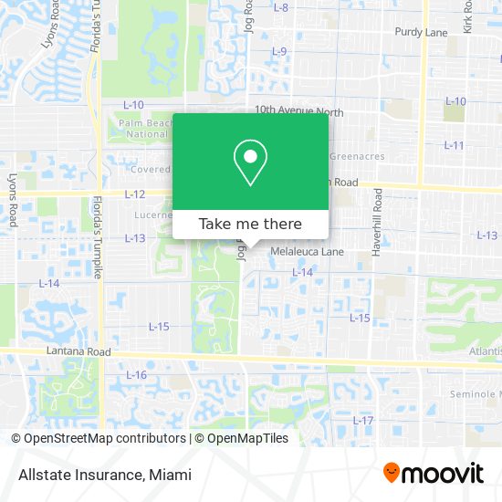 Allstate Insurance map