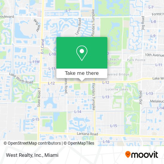 West Realty, Inc. map