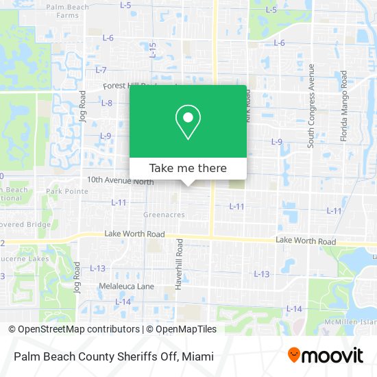 Palm Beach County Sheriffs Off map