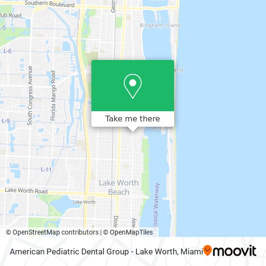 Mapa de American Pediatric Dental Group - Lake Worth