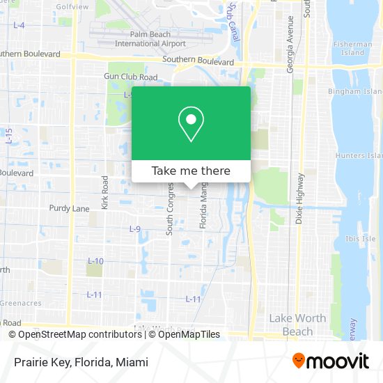 Prairie Key, Florida map