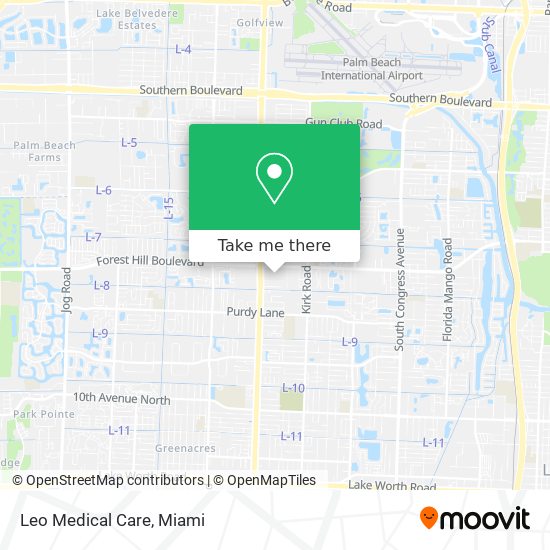 Leo Medical Care map