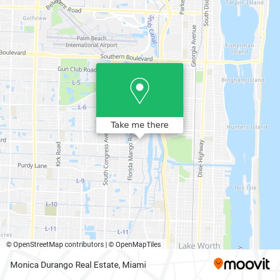 Mapa de Monica Durango Real Estate