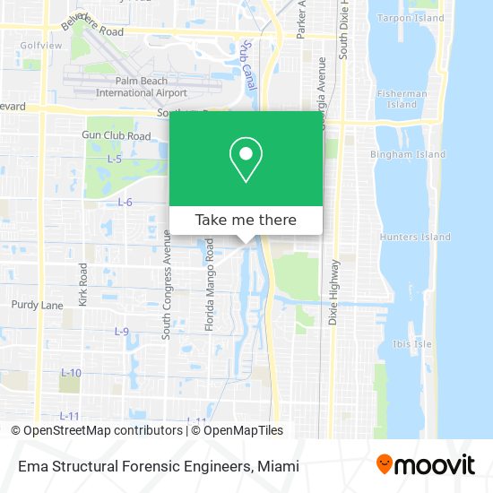 Mapa de Ema Structural Forensic Engineers