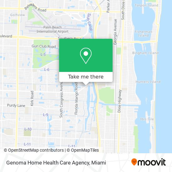 Mapa de Genoma Home Health Care Agency