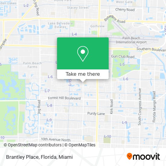 Mapa de Brantley Place, Florida