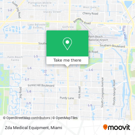 Mapa de Zda Medical Equipment