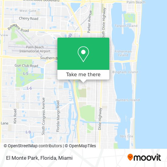 Mapa de El Monte Park, Florida