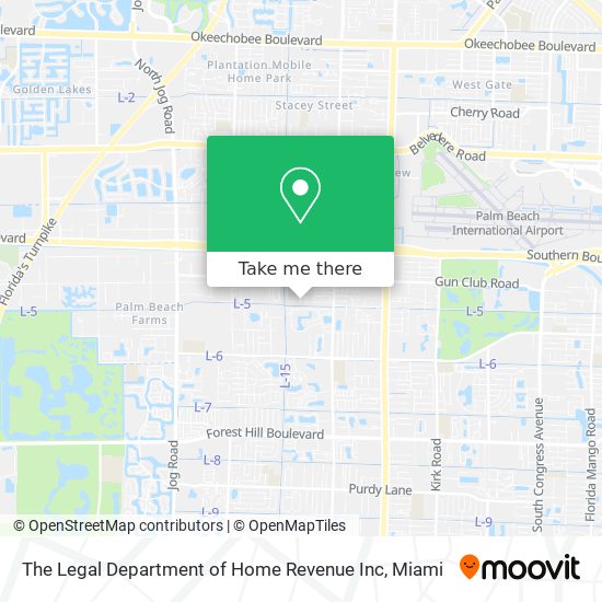 The Legal Department of Home Revenue Inc map