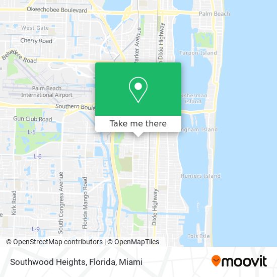 Mapa de Southwood Heights, Florida