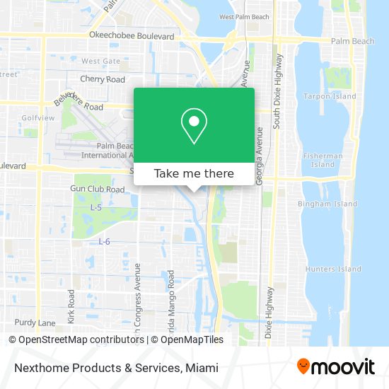 Nexthome Products & Services map