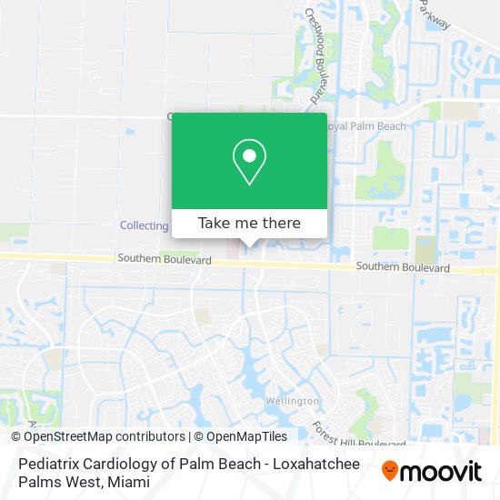 Mapa de Pediatrix Cardiology of Palm Beach - Loxahatchee Palms West