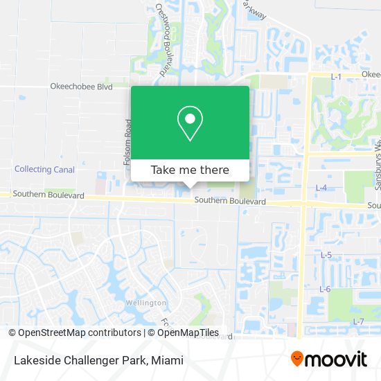 Mapa de Lakeside Challenger Park