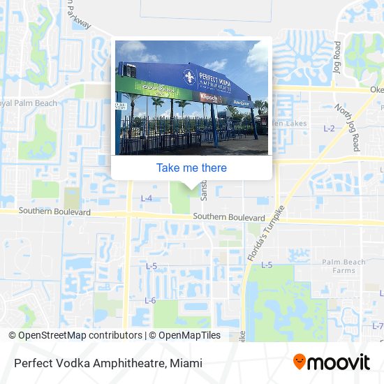 Perfect Vodka Amphitheatre map