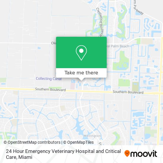 Mapa de 24 Hour Emergency Veterinary Hospital and Critical Care