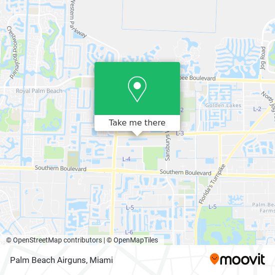 Mapa de Palm Beach Airguns