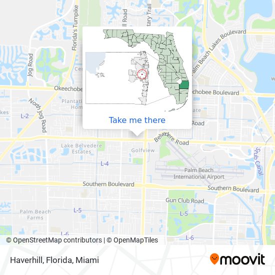 Haverhill, Florida map