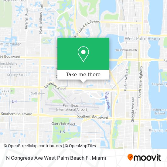 Mapa de N Congress Ave West Palm Beach Fl