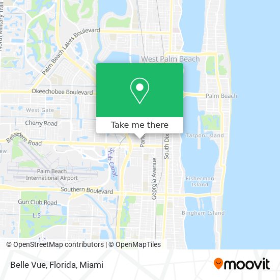 Mapa de Belle Vue, Florida