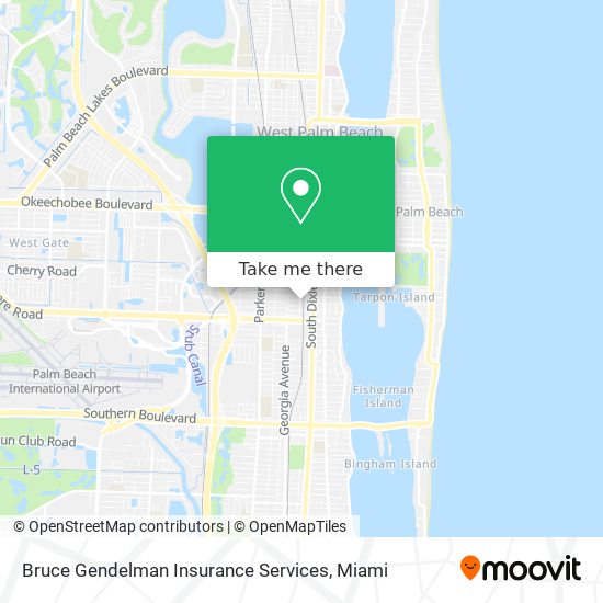 Bruce Gendelman Insurance Services map