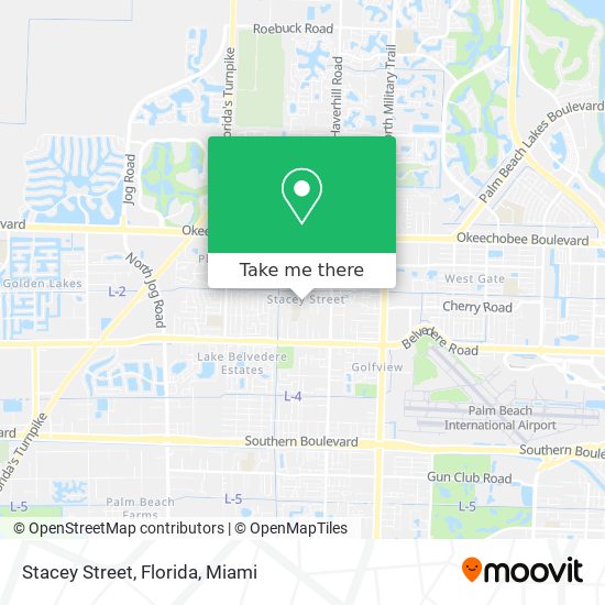 Stacey Street, Florida map