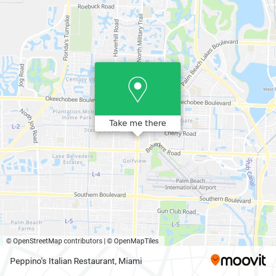 Peppino's Italian Restaurant map