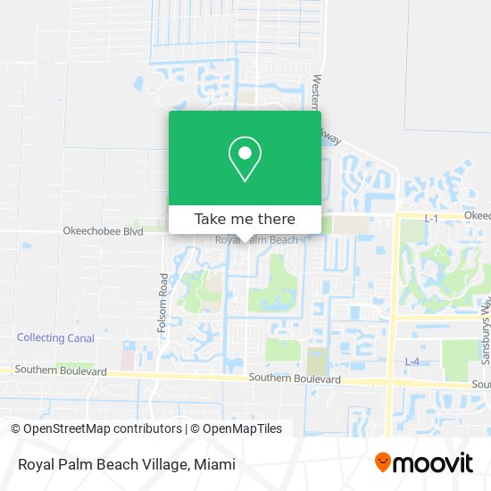 Mapa de Royal Palm Beach Village