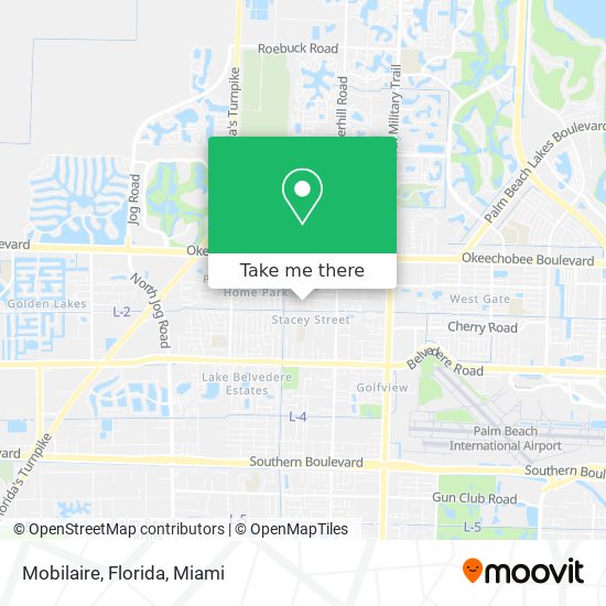 Mapa de Mobilaire, Florida