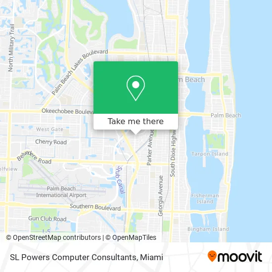 SL Powers Computer Consultants map