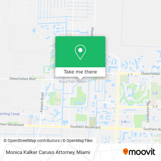 Monica Kalker Caruso Attorney map